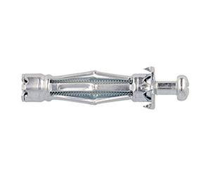 Molly M16125-XJ Chevilles métalliques à expansion avec Vis m5, Gris, Set de 40 pièces