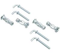 Molly M16205-XJ Chevilles Métal à expansion avec Gond, Gris, Set de 5 pièces