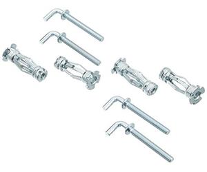 Molly M16205-XJ Chevilles Métal à expansion avec Gond, Gris, Set de 5 pièces