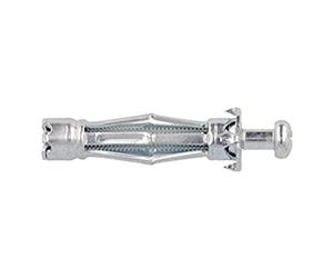 Molly M18015-XJ Chevilles métalliques à expansion avec Vis m6, Gris, Set de 25 pièces