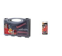 Molly M71940-XJ m71940 Kit de 40 Chevilles Métal + Pince - 30 X4 x 33mm - 10X 5 x 36mm - Outil de pose, Gris, Set de 41 pièces & M101025-XJ Multi Chevilles métal avec vis agglo, Gris, Set de 25 Pièces