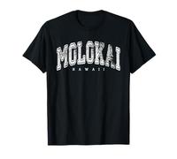 Molokai Hawaii Vintage Retro, ville américaine, State Island Travel T-Shirt