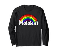 MOLOKAI MOLOKA'I HAWAII RAINBOW HAWAIIAN ISLANDS FIERTÉ Manche Longue