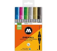 Molotow Acrylique Twin One4All Metallic Set