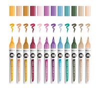 MOLOTOW Feutres Aqua Color Brush – mine pinceau, encre à base d'eau – Étui Basic Set 2