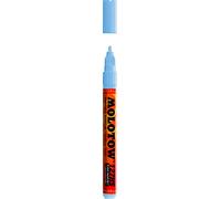 Molotow Marqueur acrylique ONE4ALL - 2 mm - Bleu vif - 1 pièce (127.205) - 2 mm - Ceramic Light Pastel