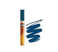 Molotow Marqueur acrylique ONE4ALL - 2 mm - Bleu vif - 1 pièce (127.205) - 4 mm - Bleu pétrole