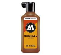 Molotow mo692092 Refill ONE4all, encre de recharge pour marqueurs permanents 180 ml, 1 pièce, Noisette