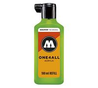 Molotow mo692219 Refill ONE4all, encre de recharge pour marqueurs permanents 180 ml, 1 pièce, vert fluo Fluorescent