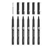 Molotow mo703207 blackliner 0, 7 mm, 6 VE Noir