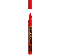 Molotow ONE4ALL 127.202 Marqueur de peinture acrylique, 2 mm, rouge trafic