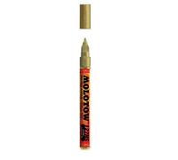 Molotow ONE4ALL 127HS-CO Crayon de couleur avec pointe croisée de 1,5 mm Doré métallisé