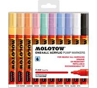 Molotow One4All 227 HS 10 Pièces Set De Base Pastel Kit Marqueur Peinture Stylo