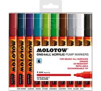 Molotow One4All 227 Hs 10er Basic Main Ensemble 2 Kit Lack Marker Stylos Paint