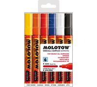 Molotow One4All 227HS 6er Main Ensemble 1 Kit Box Basic Lack Marker Stylos Paint
