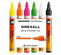 Molotow One4All 227HS Marqueurs acryliques très couvrants et permanents, résistants aux UV, pour presque tous les supports
