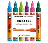 Molotow One4All 227HS Marqueurs acryliques très couvrants et permanents, résistants aux UV, pour presque tous les supports