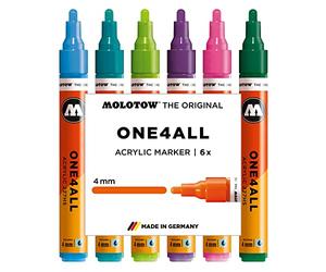 Molotow One4All 227HS Marqueurs acryliques très couvrants et permanents, résistants aux UV, pour presque tous les supports