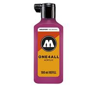 Molotow ONE4ALL Refill Acrylique Couleur 232 Magenta 180 ml Encre de recharge pour marqueur permanent