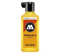 Molotow Recharge Refill One4All - Pour marqueur permanent 180 ml Jaune zinc.