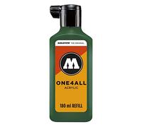 Recharge de peinture - Molotow - One4All - 180 ml - Vert - Séchage rapide