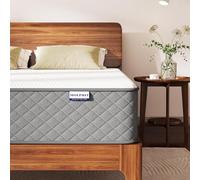 MOLPHIT Matelas 160x190 Épaisseur 25cm Certifié Oeko-TEX, Moyenne Ferme H3 Matelas 1 Personne Hybride à Ressorts Ensachés Indépendant en Mousse à Mémoire de Forme