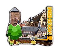 Molsheim Grand Est France Aimant de réfrigérateur en bois 3D monuments de voyage souvenir décoration fait main -2971