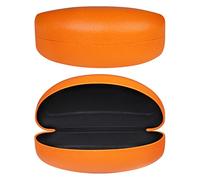 molshine Étui à lunettes de soleil à coque rigide, étui à lunettes classique extra large pour lunettes de soleil et lunettes(Orange)
