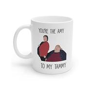 MoltDesigns Mug You're The Amy To My Tammy - 453,6 kg - Cadeau pour elle - Cadeau pour lui - Tasse pour café - Thé - Chocolat ou Latte 325 ml