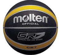 Molten Ballon de Basket Taille 5 Noir/Jaune