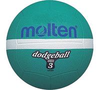 Molten Rubber Dodgeball (Green 3), One Size Ballon Chasseur Unisexe-Adolescents, Vert, Taille Unique
