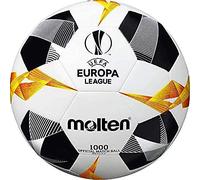 Molten Ballon de Match Officiel UEFA Europa League 1000, Blanc/Noir/Orange, Taille 1
