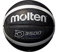 Molten Basketball B6d3500-ks Taille 6 Unisexe, Schwarz/Silber/Shiny Optic