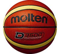 Molten Basketball B6d3500 Taille 6 Unisexe, Orange/crème/Aspect Brillant