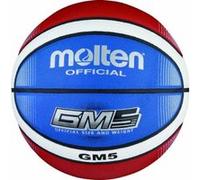 Molten BGMX5-C Ballon de basket Rouge/blanc/bleu Taille 5 G