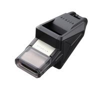 Molten Blazza Basketball Sifflet d'arbitre Professionnel pour terrains d'intérieur | Double Pas 125 DB Volume Maximum | Résine ABS Durable avec Embouchure Confortable en Titane | Lanière