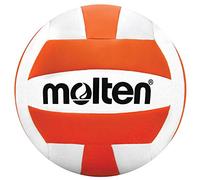 Molten MS500-ORA Ballon de Volleyball, Orange/Blanc, Officiel