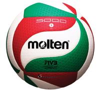 Molten V5M5000 NCAA Flistatech Ballon de Volleyball pour Homme Rouge/Vert/Blanc Officiel