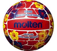 Molten Balle de Volleyball V5B1300-FR - Motif Floral - Rouge - Taille 5
