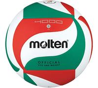 Molten VM4000 Ballon de Volleyball White/Green/Red 5