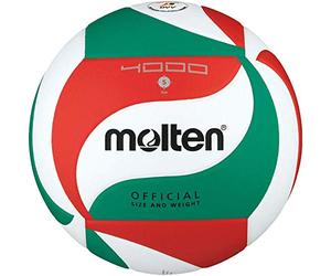 Molten VM4000 Ballon de Volleyball White/Green/Red 5