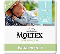 Moltex Pure & Nature Couches écologiques Taille 1 (2-5 kg) - 88 couches
