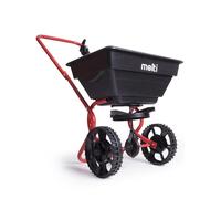 molti Epandeur Semoir 3L 12L 14L Epandeur Manuel avec Double Barre de poussée Semoir à Gazon Epandeur d'engrais Epandeur de sel Epandeur de graines pour Engrais Gazon (14 L)