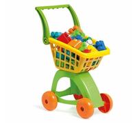 Molto 13456 Chariot de courses avec 30 blocs Jaune/vert