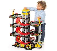 MOLTO | 6 etages Parking d'enfance avec Garage, rampes, buanderie, Ascenseur, Station-Service et Zone ointe | Toys éducatifs pour Enfants | Depuis 3 Ans