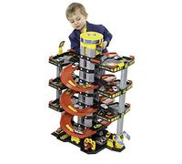 MOLTO | 7 etages Parking Vert avec Garage, rampes, buanderie, Ascenseur, Station-Service et Zone ointe | Toys éducatifs pour Enfants | + 3 Ans
