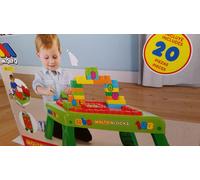 Molto Bloks Table D'Activités Pliable Inclus 20 Pièces