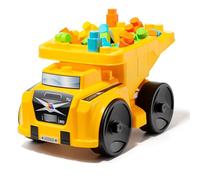 MOLTO | Camion-Benne pour Enfants avec 20 Blocs | Camion Jouet pour Enfants avec Une Vraie Cargaison et des Blocs colorés | Jouet sûr et éducatif | À partir de 12 Mois