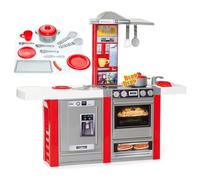 Molto Cuisinière jouet Master Kitchen Chef 2 modules – Rouge – 13 accessoires – 102 cm