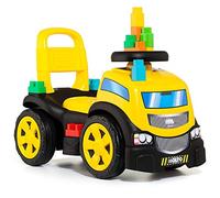 Molto Treadpacks Truck With 10 Blocks Mountable Vehicle Jaune 12-24 Months